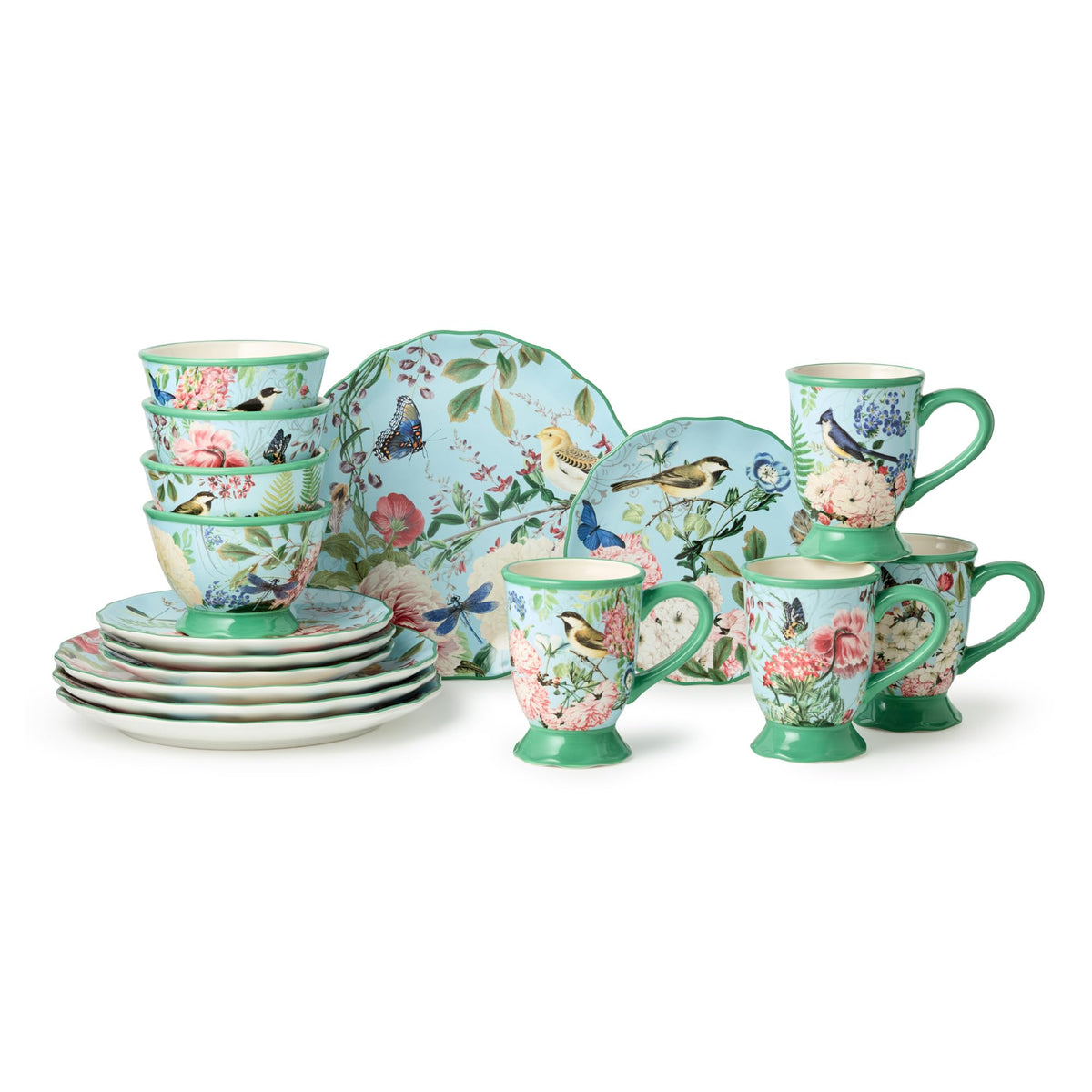 16-Piece Dinnerware Set Service for 4 A12207