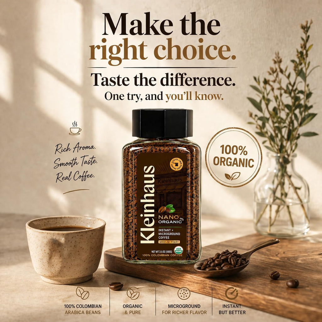 Organic Medium Roast Instant Coffee D958