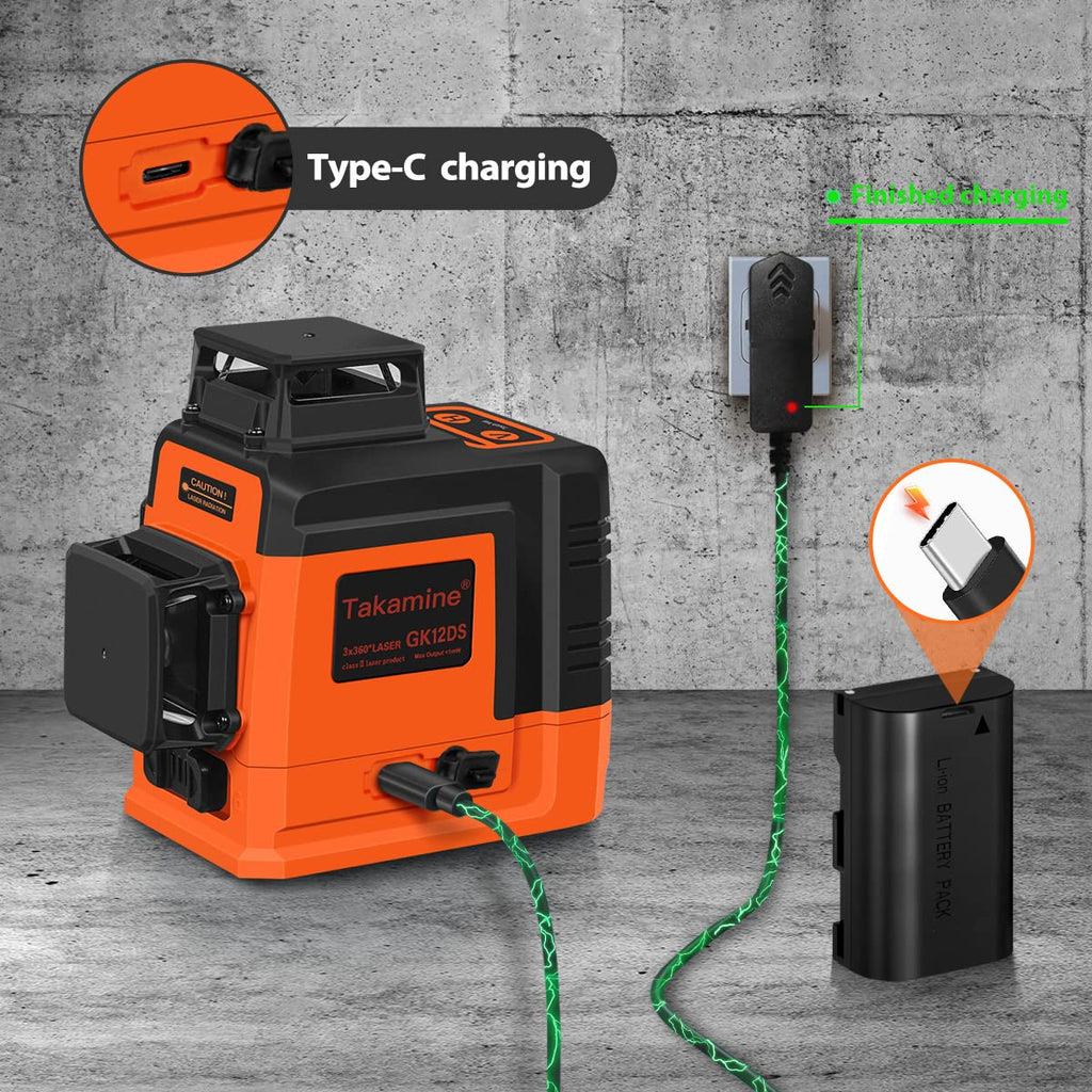 Self Leveling 3D Green Laser Level F290889
