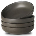 34 oz Stoneware Pasta Bowls Set of 4, Matte Black P62217