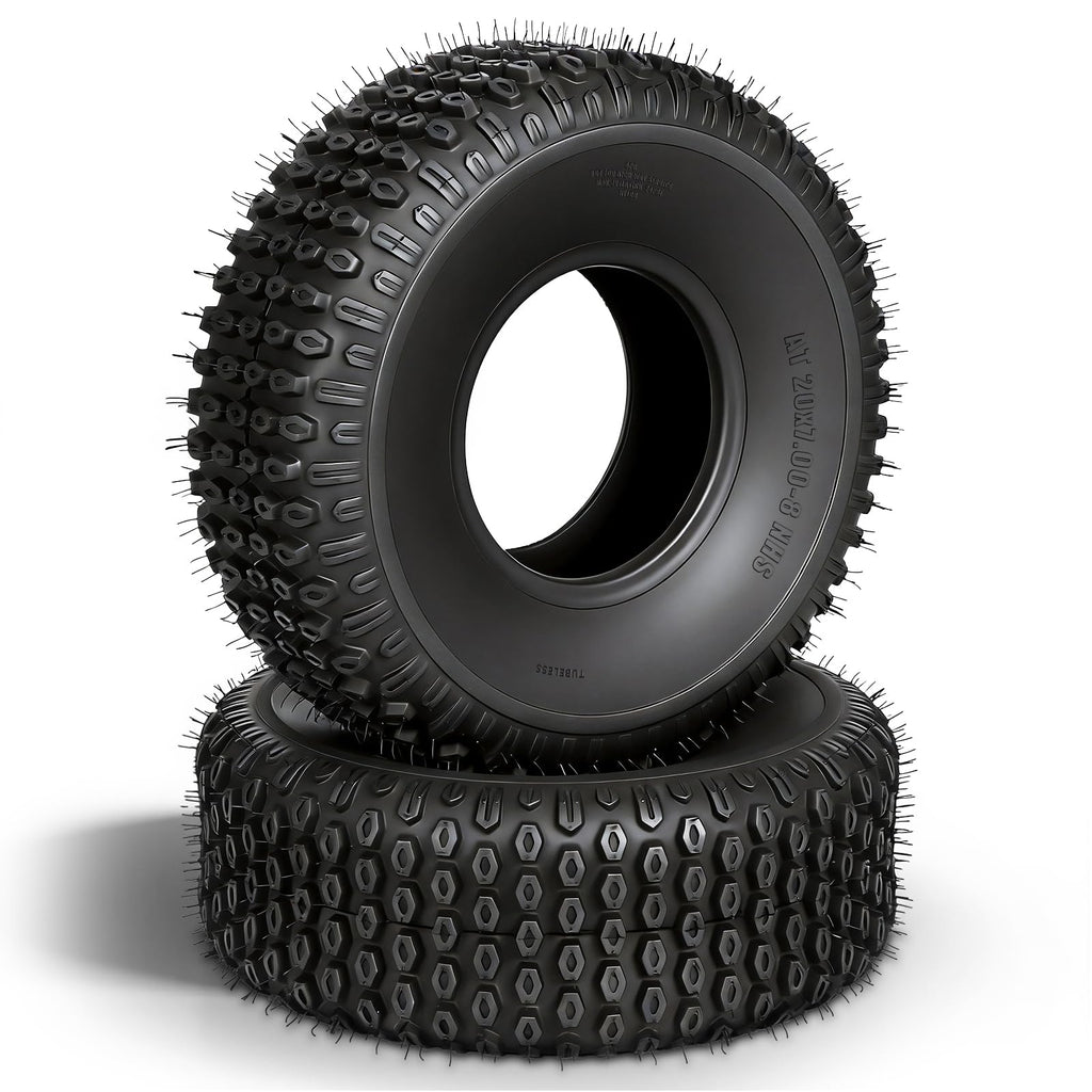 Set of 2 20x7-8 All-Terrain Tires E5348