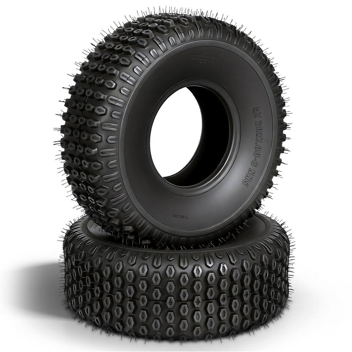 Set of 2 20x7-8 All-Terrain Tires E5348