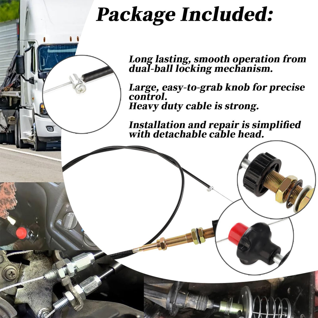 10FT Adjustable Locking Control Cable Z40680