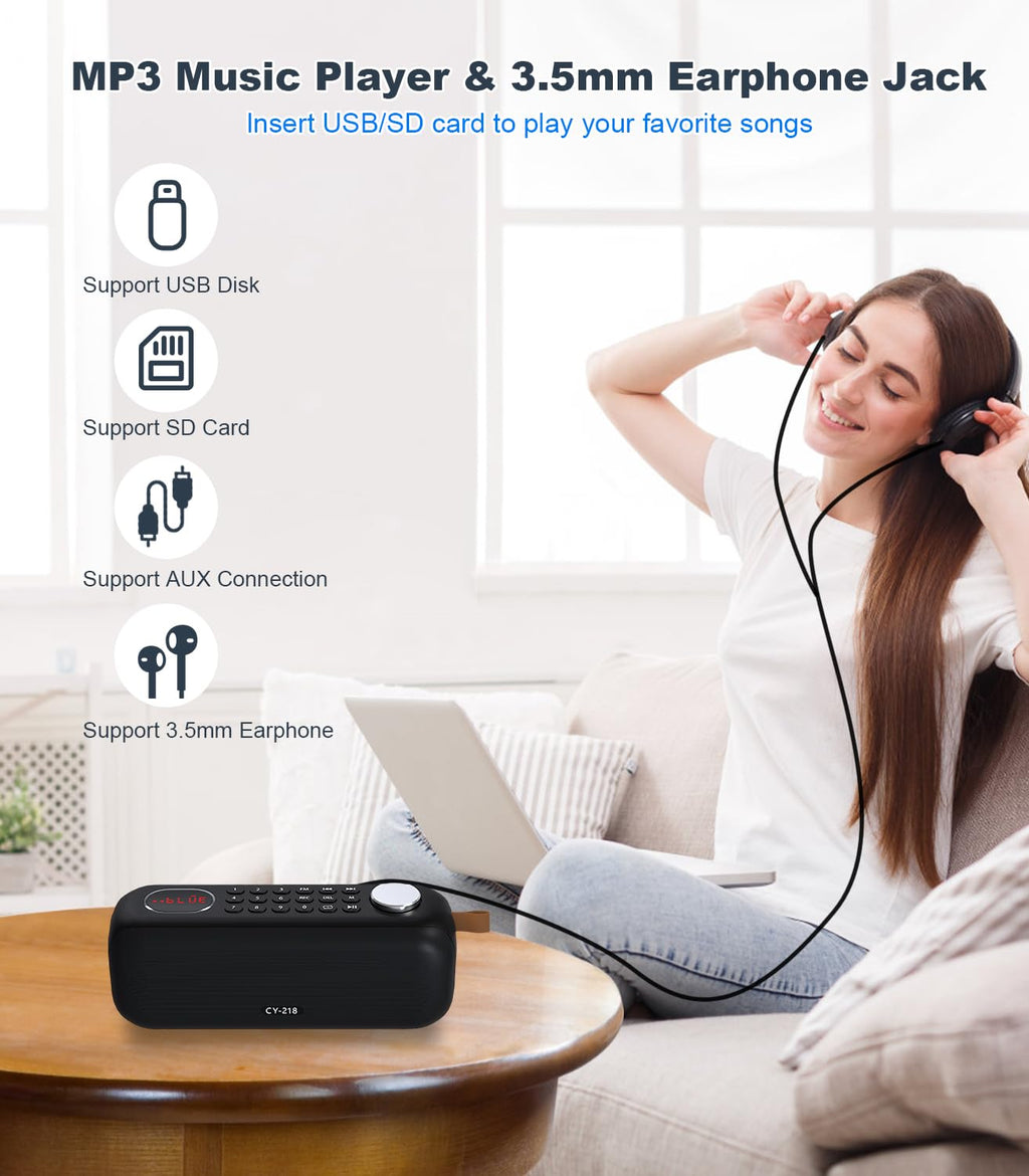 Portable Bluetooth Speaker FM Radio 10W F3583