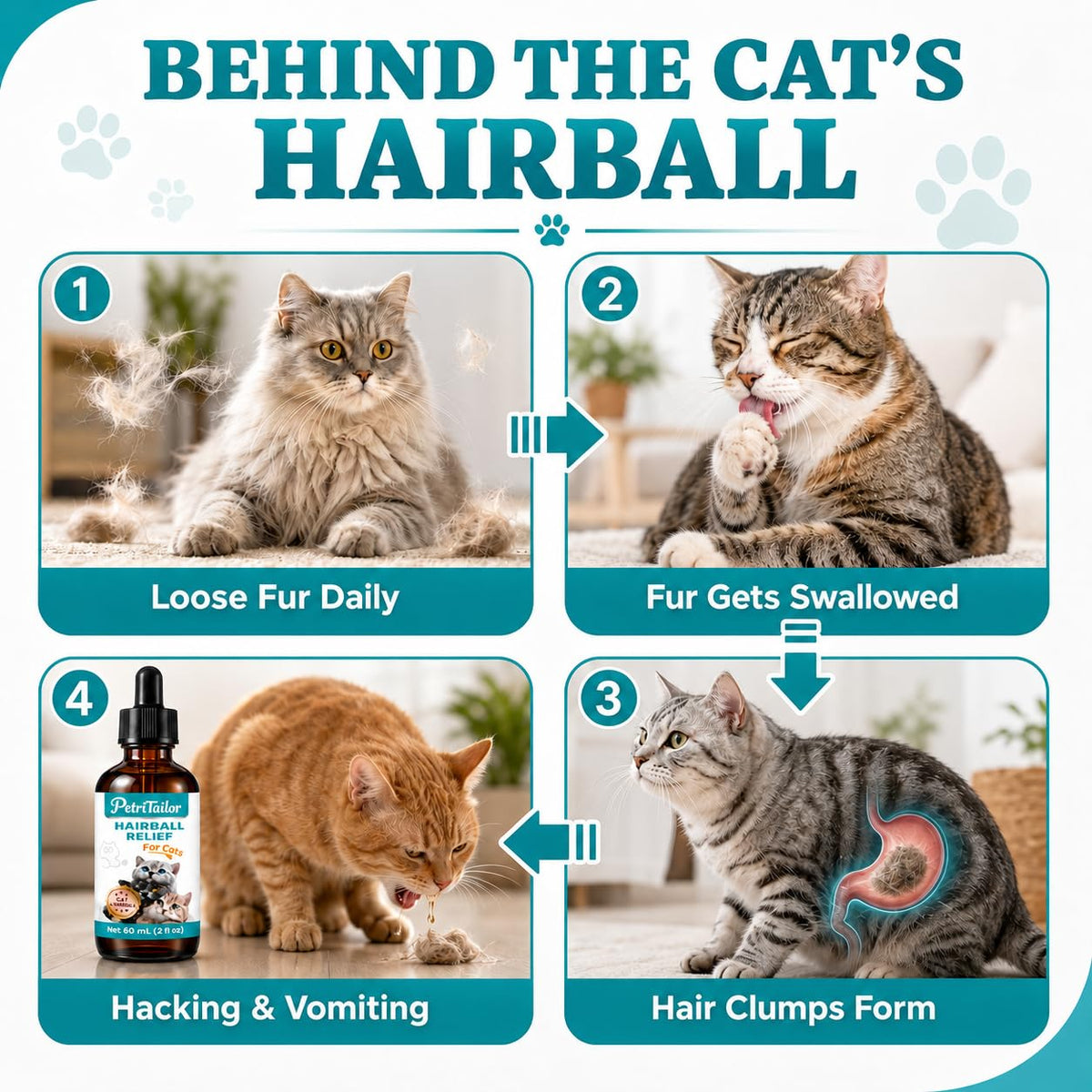 Cat Hairball Remedy Drops R73437