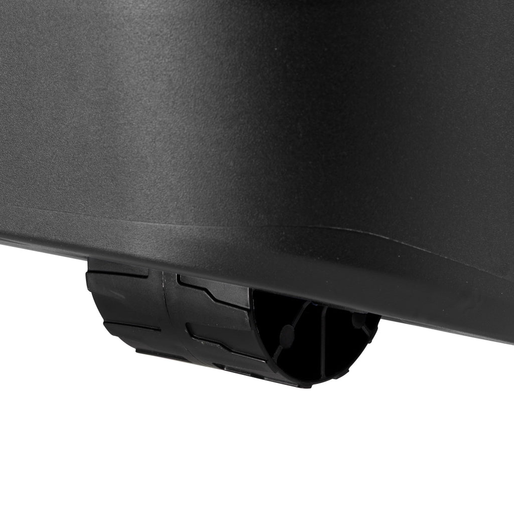 Black 22 Gal Wheeled Plastic Storage Trunk 2 Pack N9182