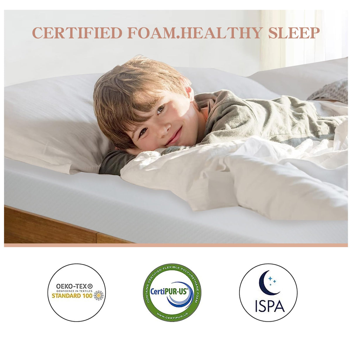 5 Inch Medium Firm Gel Memory Foam Twin Mattress C707