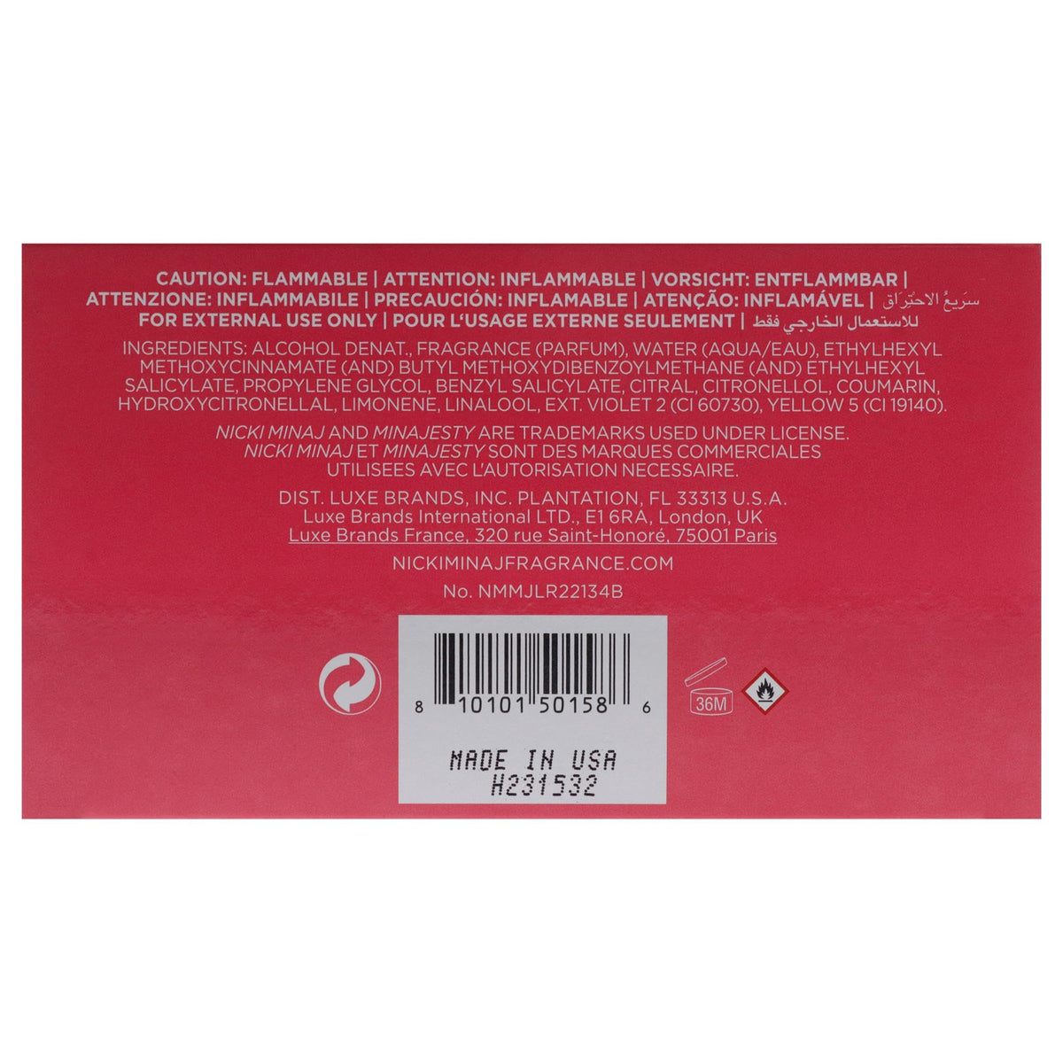 Eau de Toilette Spray 3.4 Ounce X90039