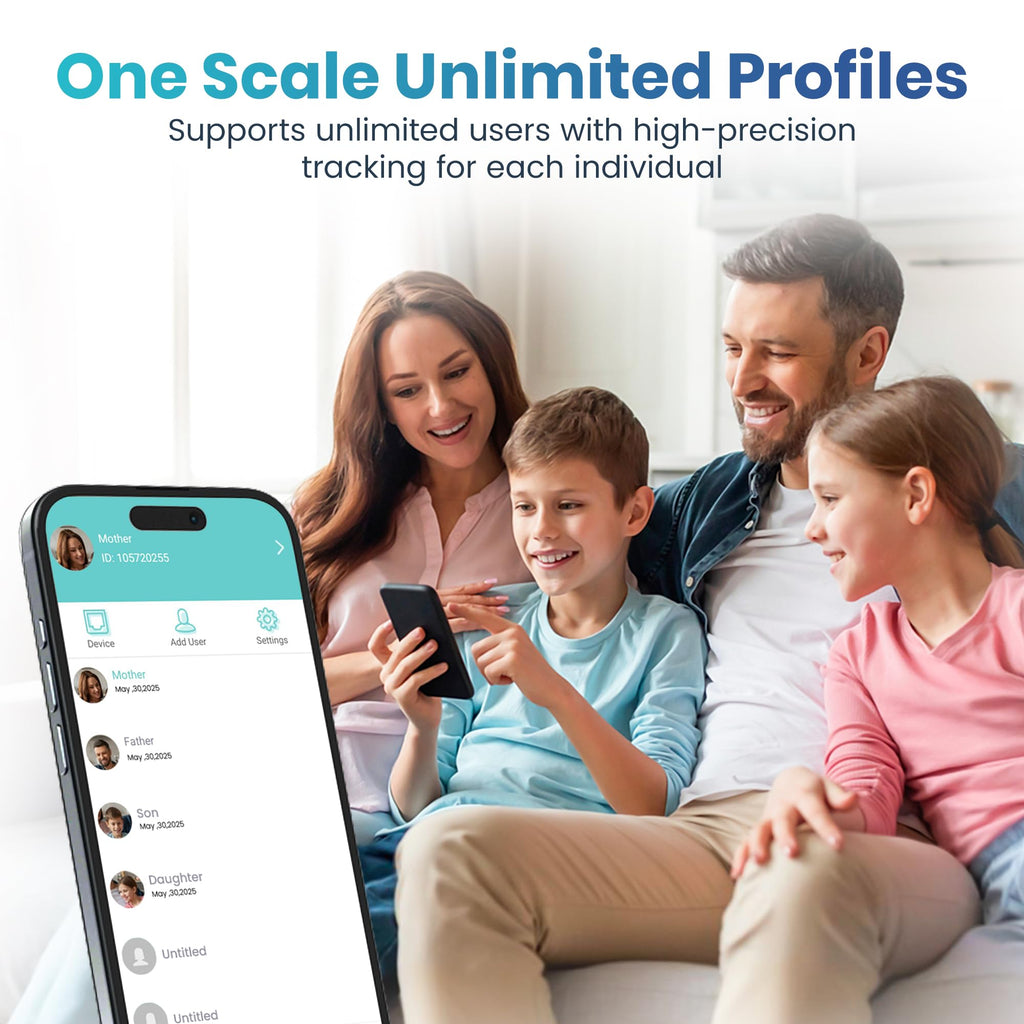 Digital Body Weight Scale with Mobile App Q3783
