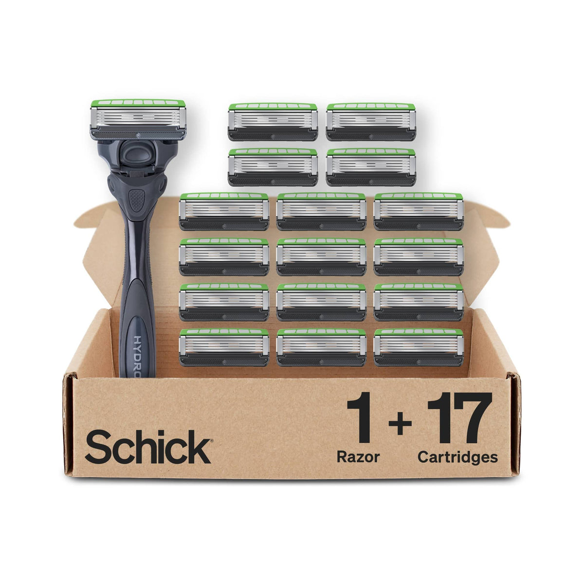 5-Blade Razors with 1 Handle & 17 Refills S8384