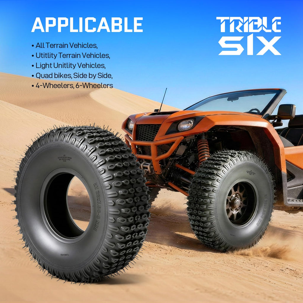 Set of 2 20x7-8 All-Terrain Tires E5348