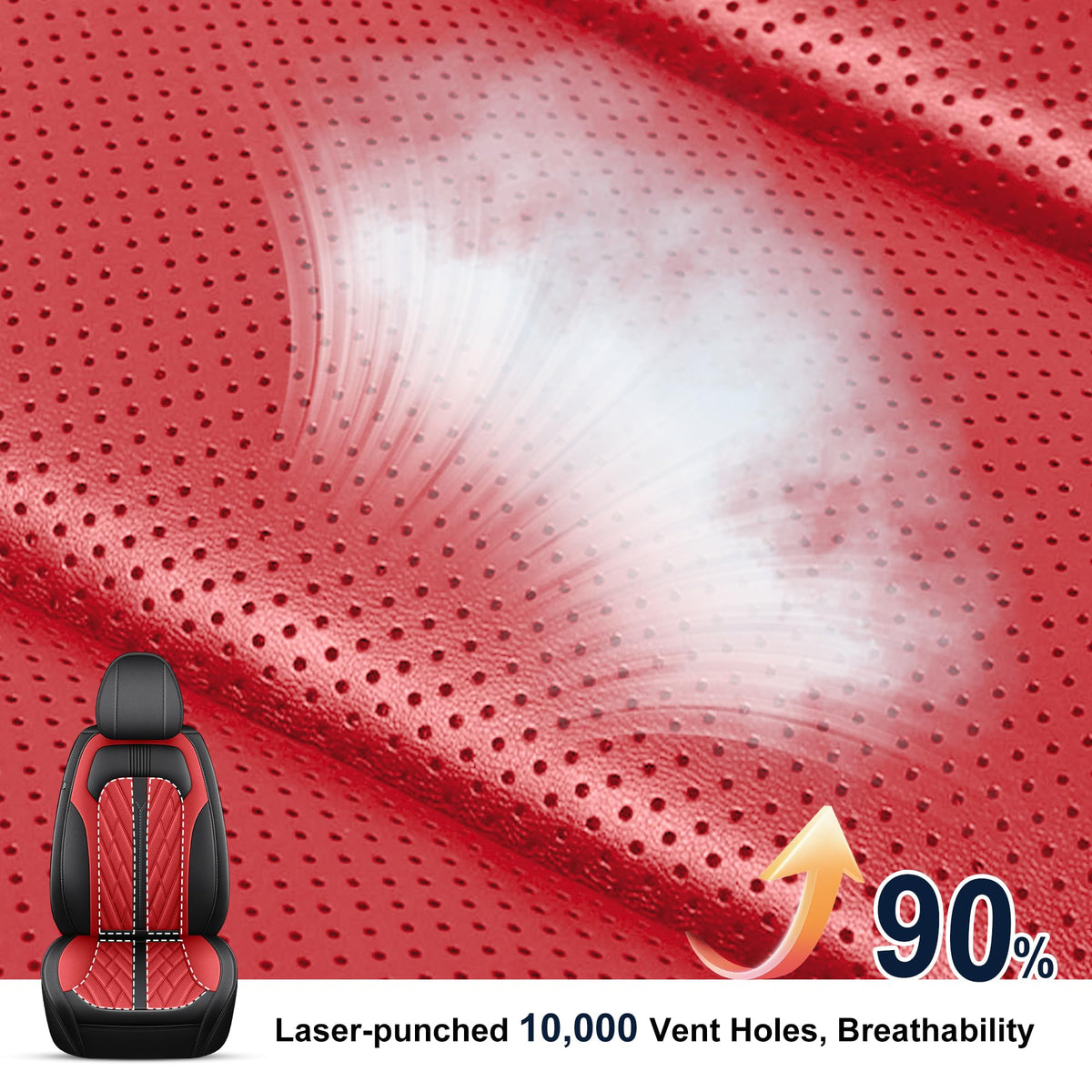 Leather Full Set 5 Seats Seat Covers X531