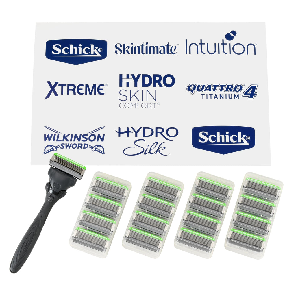 5-Blade Razors with 1 Handle & 17 Refills S8384