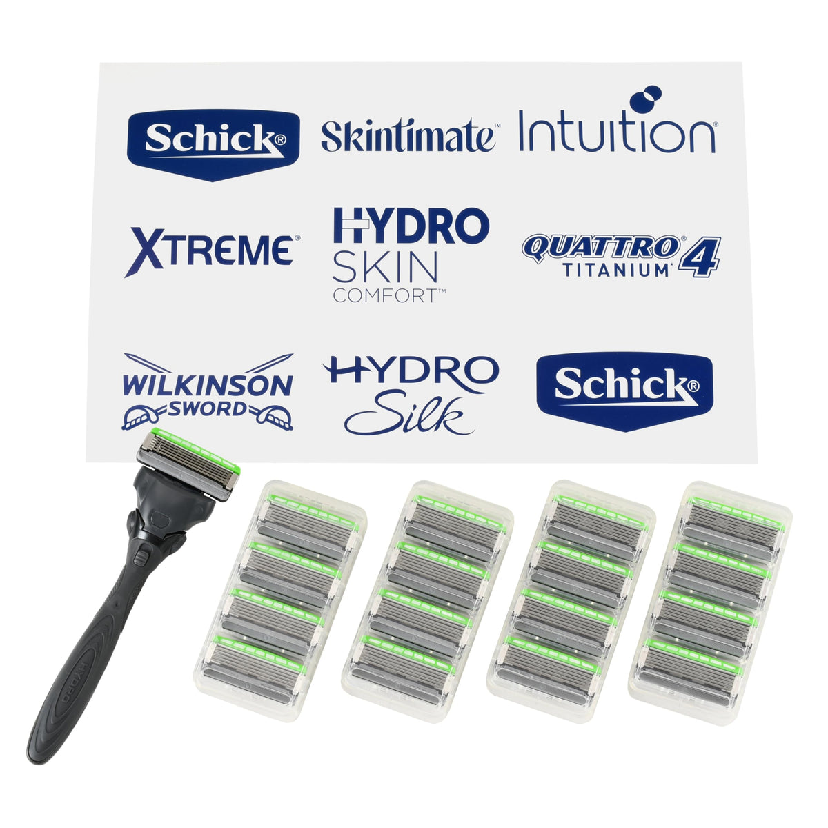5-Blade Razors with 1 Handle & 17 Refills S8384