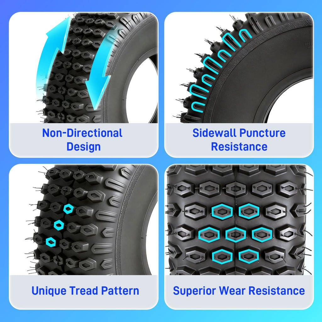 Set of 2 20x7-8 All-Terrain Tires E5348