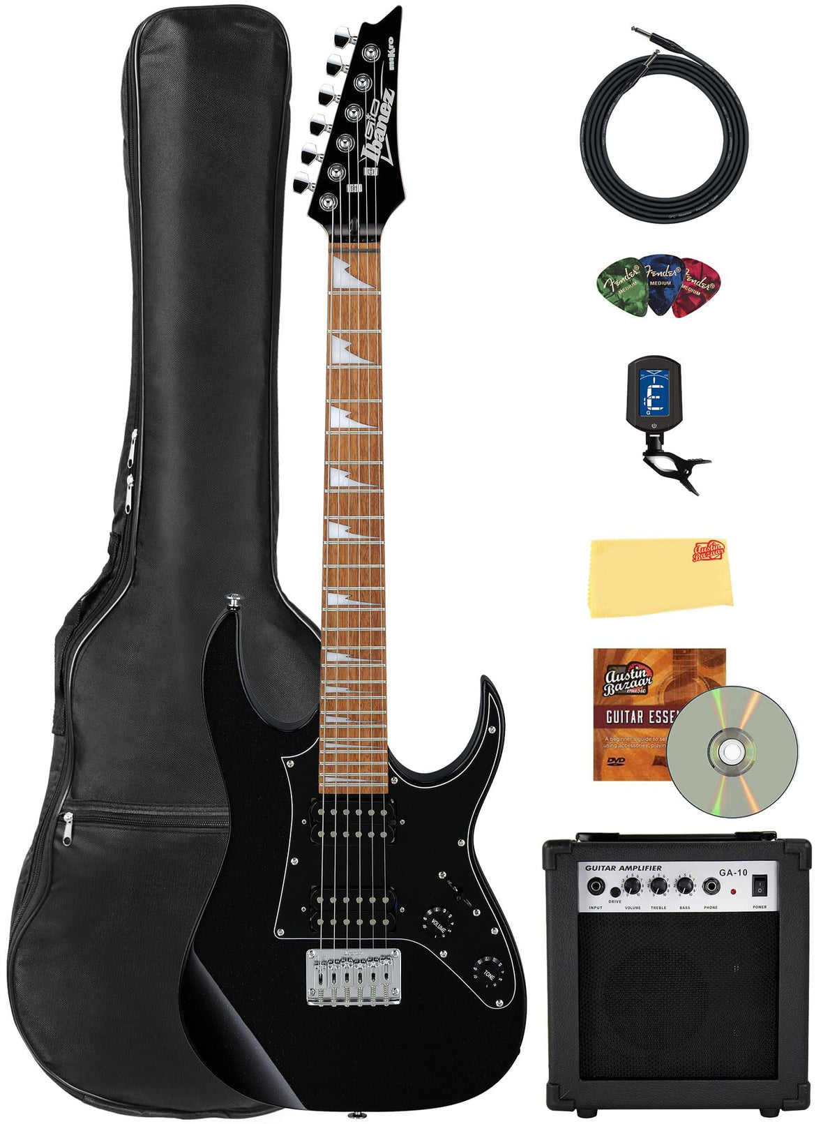 Black Short-Scale Electric Guitar A62169