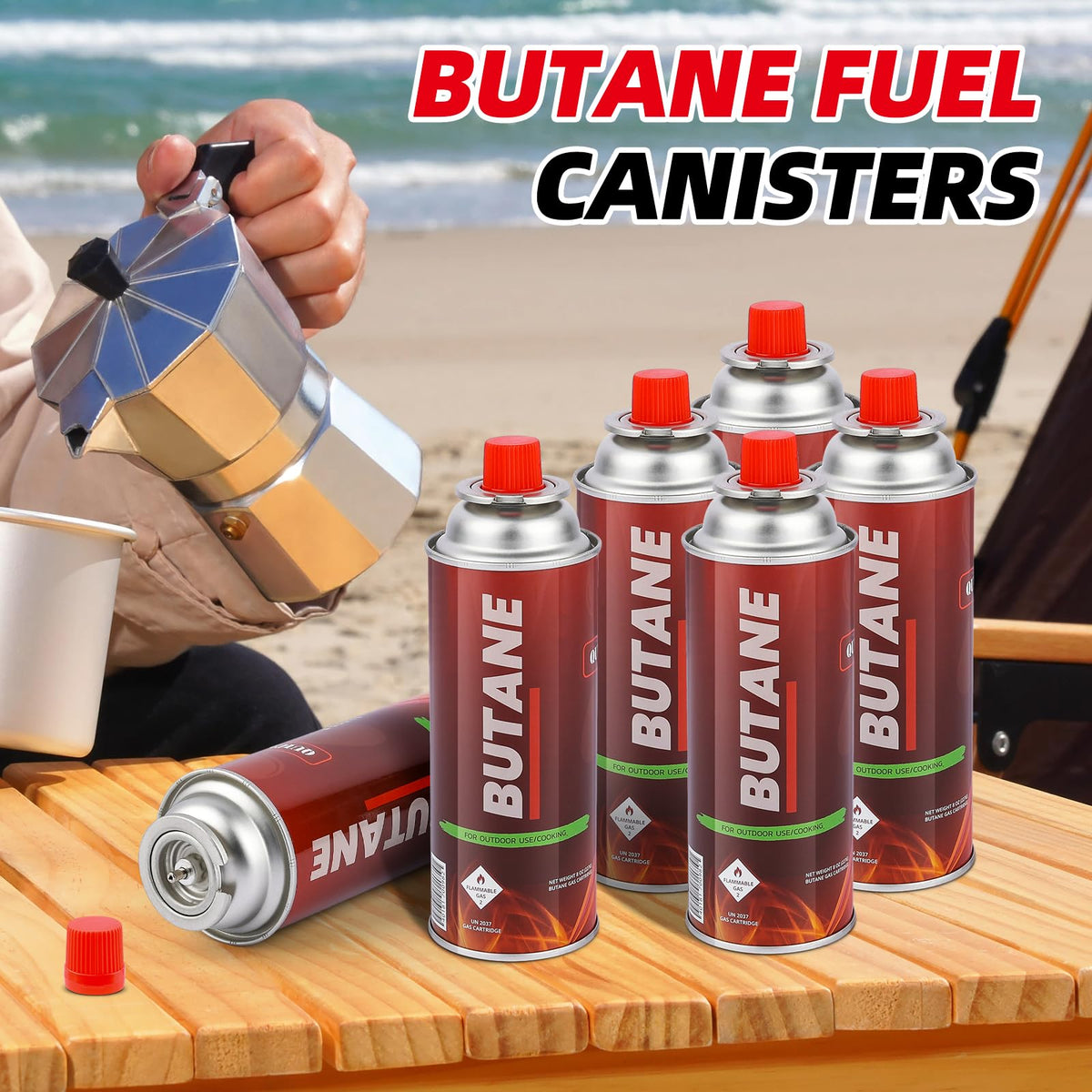Butane Fuel Canisters 24 Pack F129173