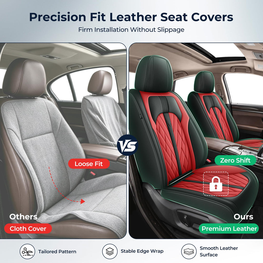 Leather Full Set 5 Seats Seat Covers X531
