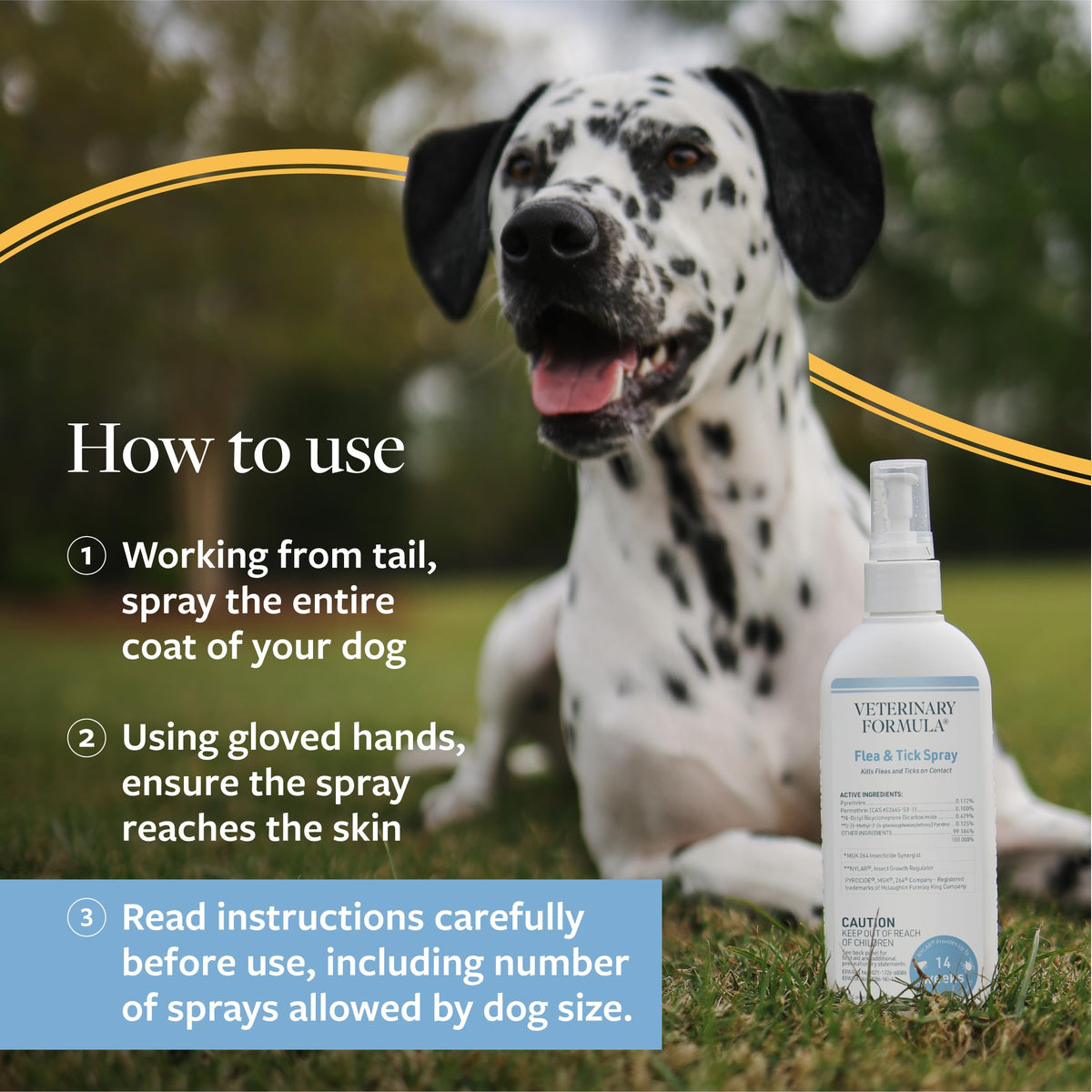Flea & Tick Spray for Dogs 8 oz S892885
