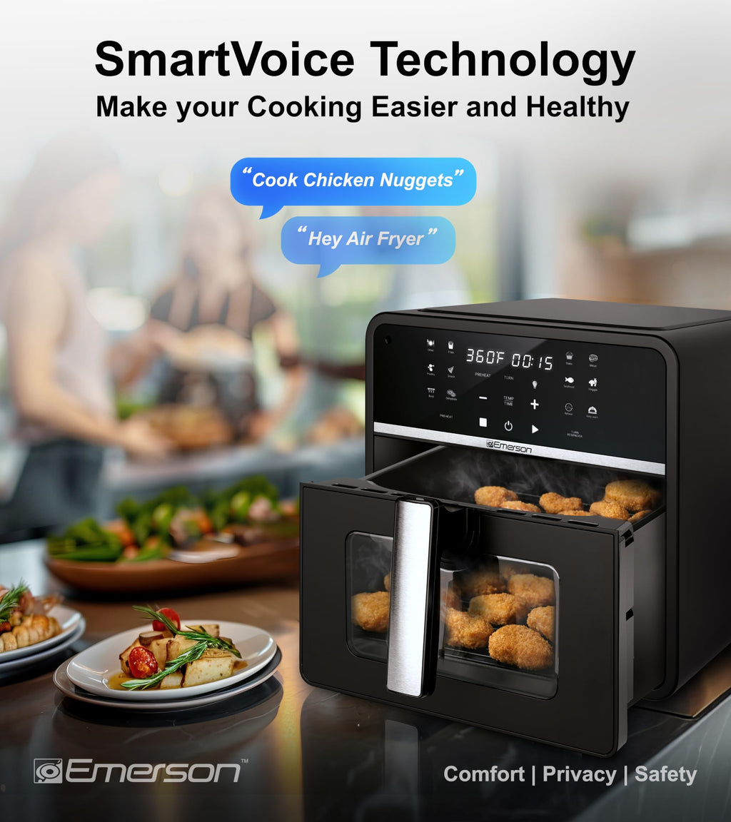 6-in-1 10QT Nonstick Air Fryer 1700W O33333