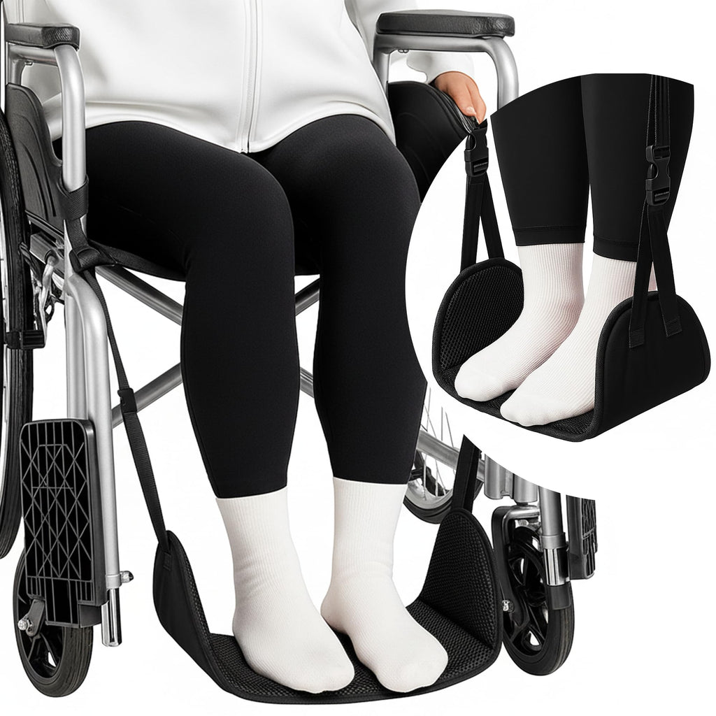 Wheelchair Foot Rest with Adjustable Leg Support Z63717