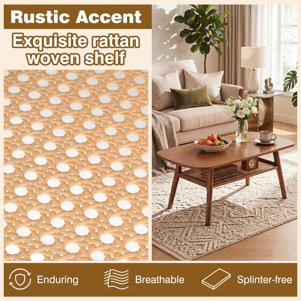 Rattan Wood Coffee Table H78303