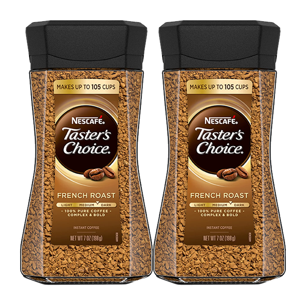 French Roast Instant Coffee 2 Bottles x 7 Oz Q211575