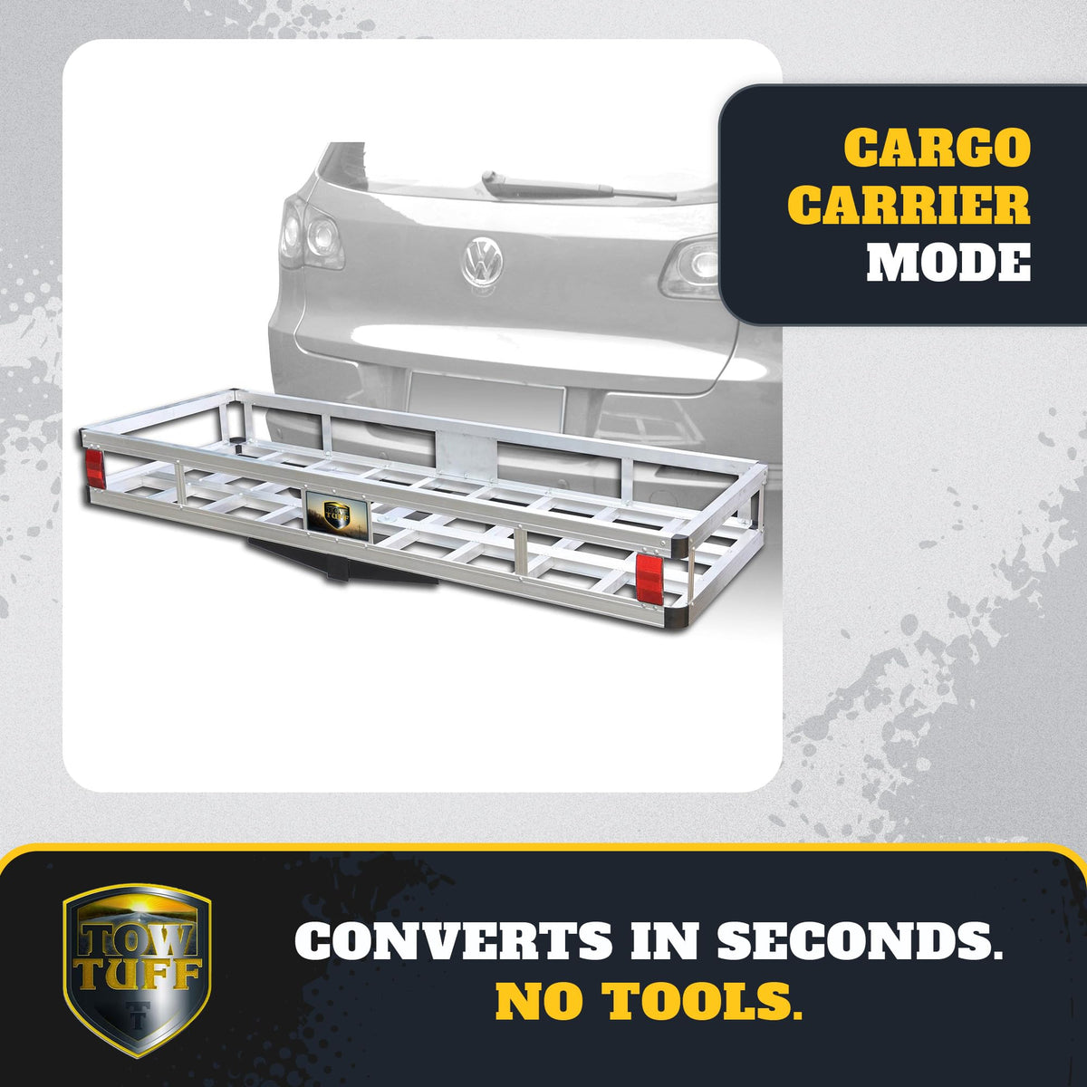 60 in Aluminum Hitch Carrier 500 lb Q47507