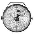 20 Inch High Velocity 3 Speed Black Wall-Mount Fan Z68318