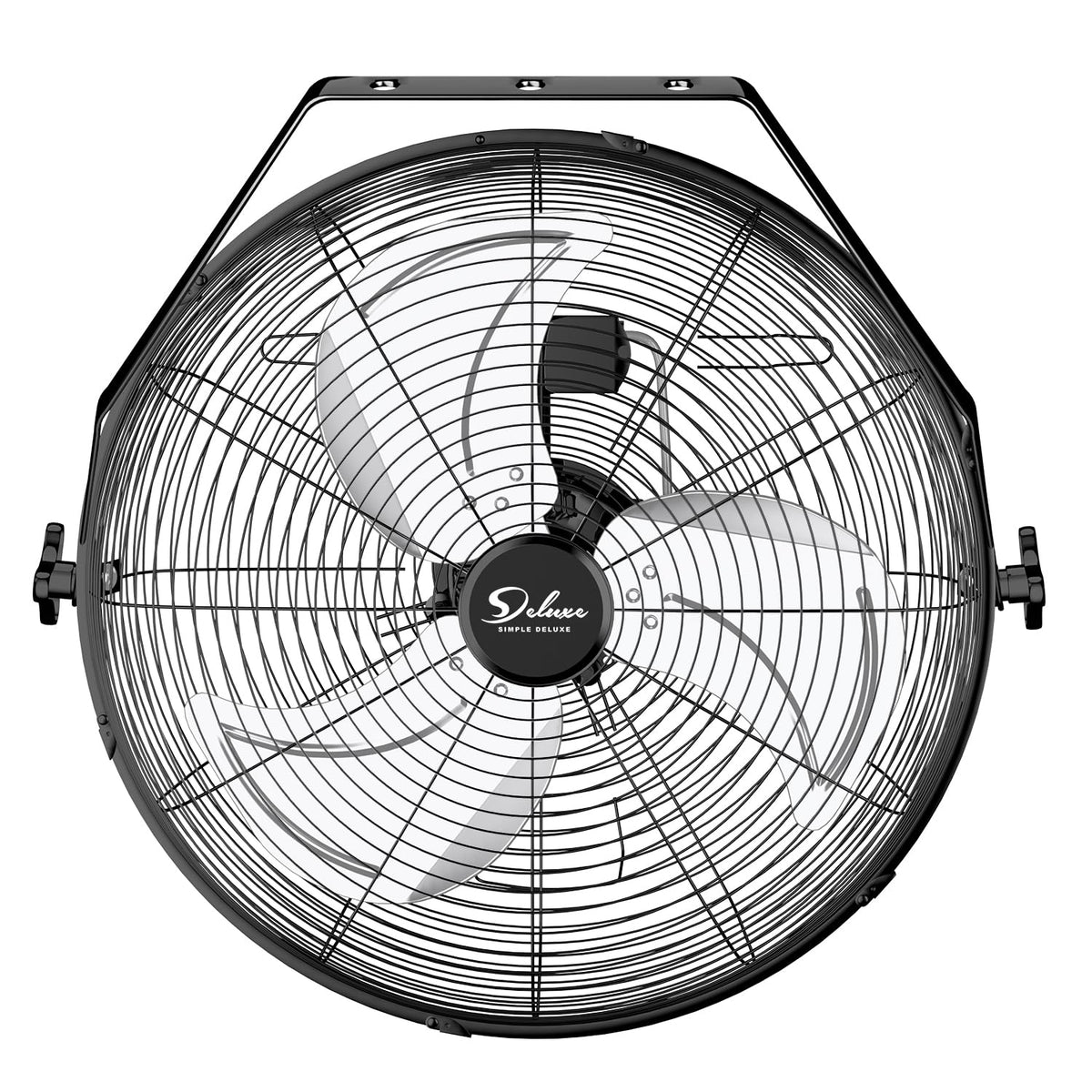 20 Inch High Velocity 3 Speed Black Wall-Mount Fan Z68318