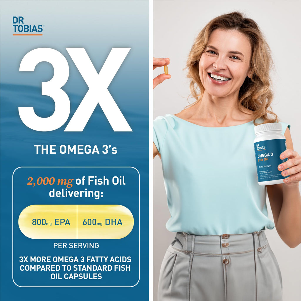 Omega 3 Fish Oil & Lung Health Supplements, 60 Capsules W401623