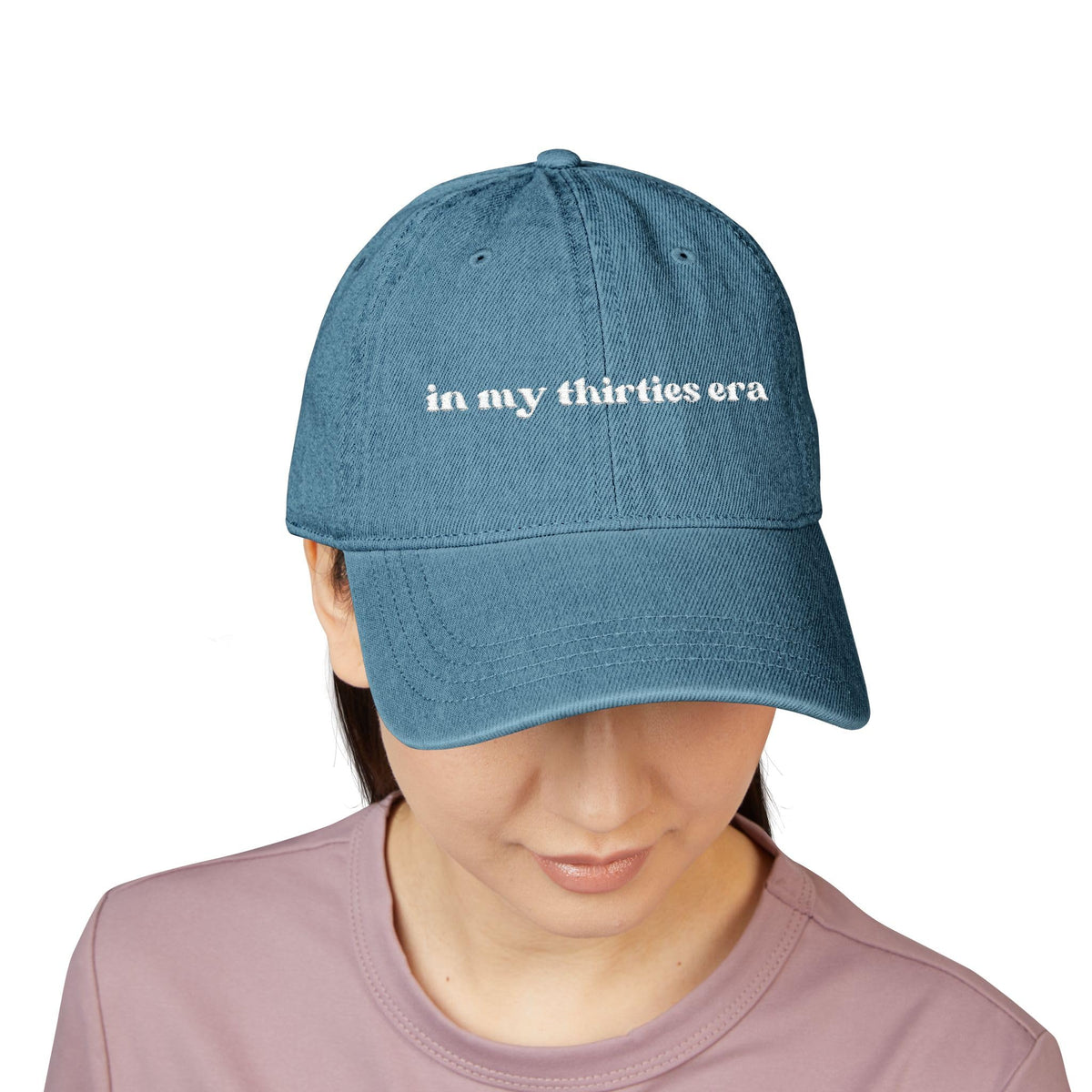 Embroidered Denim Hat P291508