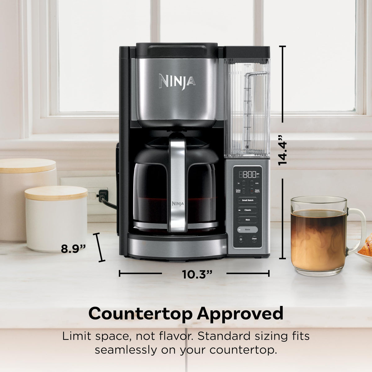 14 Cup Glass Carafe Stainless Steel Coffee Maker Z113