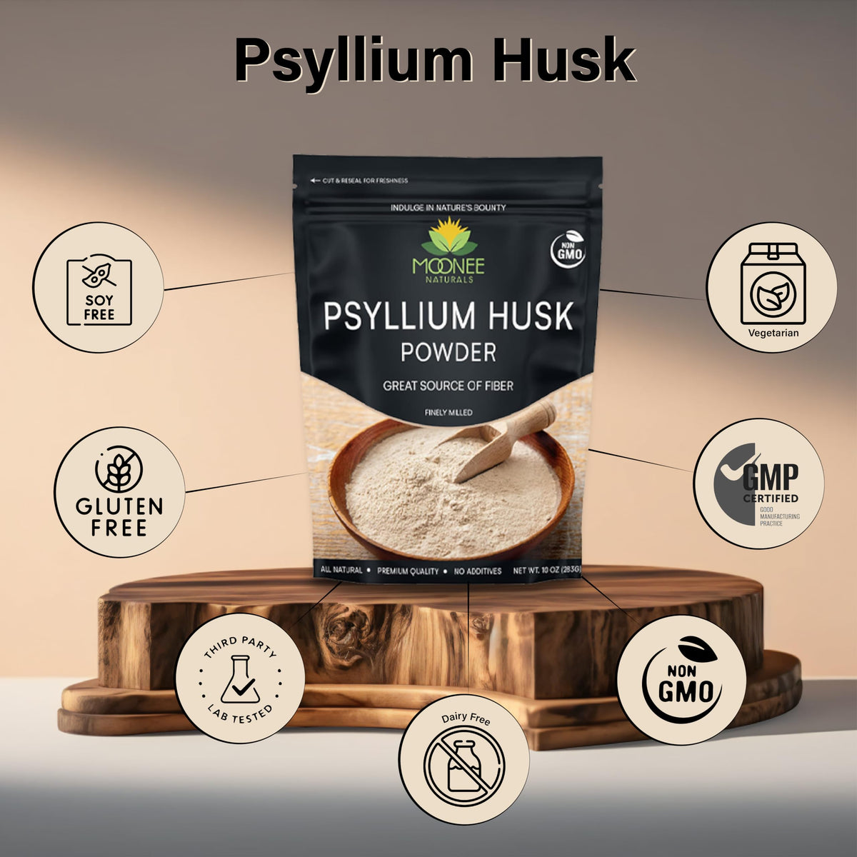Psyllium Husk Powder 10 OZ W2500