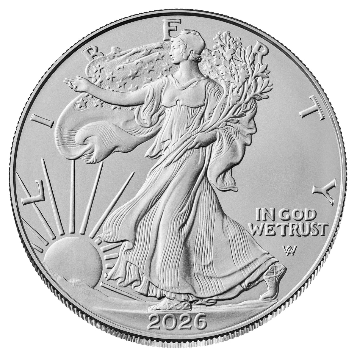 2026 U.S. Silver Eagle 1 oz Brilliant Uncirculated Dollar F673