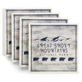 Ceramic Coasters Set of 4 I684