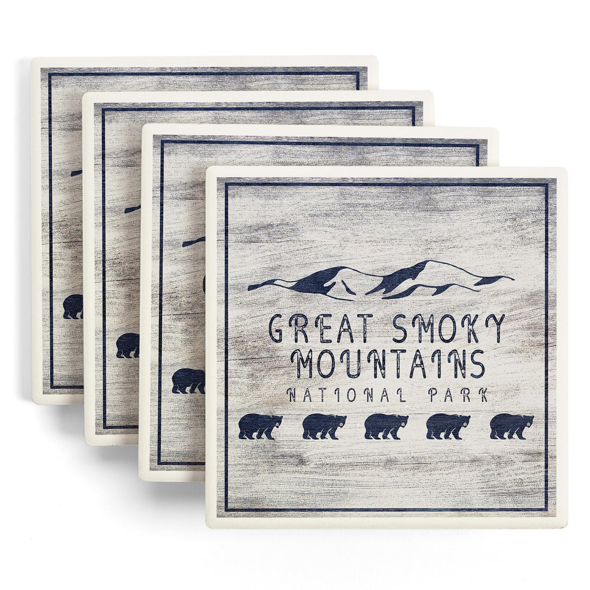 Ceramic Coasters Set of 4 I684